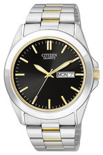 Citizen Quartz Black Dial Mens Watch BF0584-56E