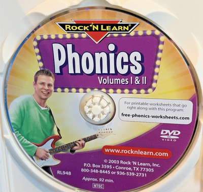 Rock N Learn - Phonics 2-Pack (DVD, 2003, 2-Disc Set) for sale