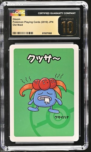 2019 Pokemon Old Maid Gloom Playing Cards Japanese CGC 10 Pristine 