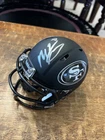Mac Jones Signed San Francisco 49ers Mini Helmet JSA Coa Autographed