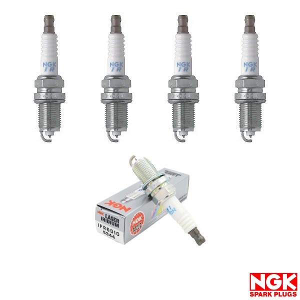 New Set of 4 NGK Laser Iridium Spark Plug for Mercedes-Benz C230 SLK230/Saab 9-3