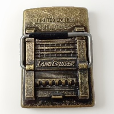 Toyota Land Cruiser Limited 0589 Double Sided Zippo Oil Lighter 1996 MIB