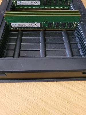 32GB (4x8GB) DDR4 Samsung Unbuffered ECC-UDIMM RAM Server Memory M391A1G43DB0 - Image 1 of 2