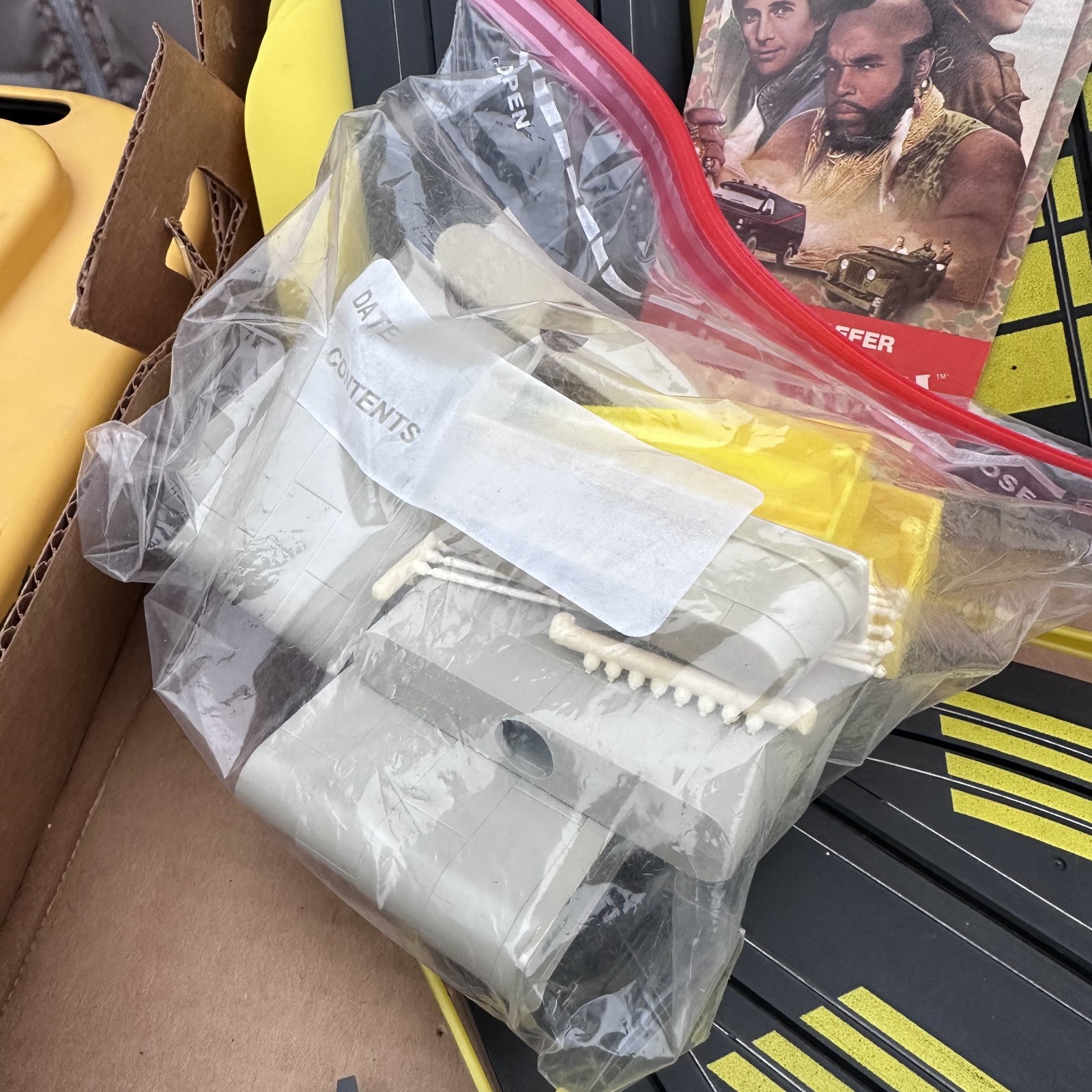 A-TEAM Slot Car Action Race Track Set w/Original Box TYCO 1983 - Vintage