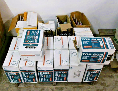 144 20/Box Top Gun 200 Sealant All-Purpose Sealant for Both Indoor & Outdoor Use