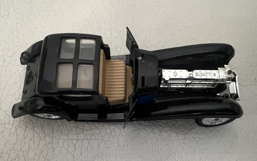 MODELLINO BUGATTI ROYAL COUPE DE VILLE 1928 - colore nero scala 1/43 - - Foto 5 di 8