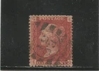 GREAT BRITAIN n° 26 1d. carmine red pl.220