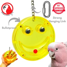 Bonka Bird Toys 0015 Large Smile Bulletproof Rattle Puzzle Cage Toy Amazon Macaw