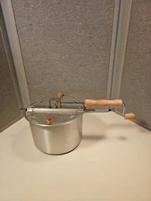 Genuine Whirley Pop Perfect Popcorn Maker Popper Hand Manual Crank Stovetop 🍿
