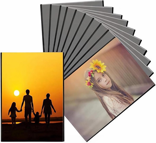 10 Pcs Magnetic Picture Frames 4x6 Inch for Refrigerator Cabinet Metallic - Picture 9 of 12