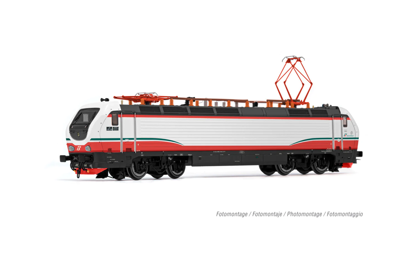 Rivarossi HR2904 HO Gauge FS E402B Frecciabianca Electric Locomotive VI