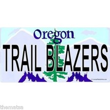 PORTLAND TRAILBLAZERS OREGON NBA BASKETBALL STATE LICENSE PLATE MADE IN USA
