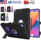 For iPad 9th/8th/7th Gen 10.2" Stand Heavy Duty Case with Screen Protector+Pen