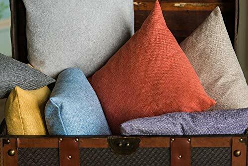 NEW Modern Textured Pastel Marl Tone Luxury Filled 43cm Square Cushion UK made - Picture 9 of 13