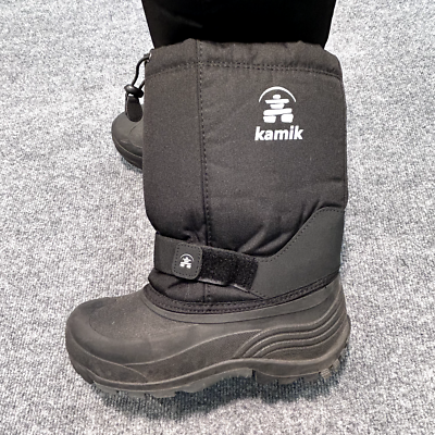 Kamik Kids' Waterbug Snow Boots Size Black