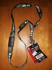 New YORK JETS NFL Lanyard Clip Neck Tag Keychain for ID Keys Holder,🏈☆185