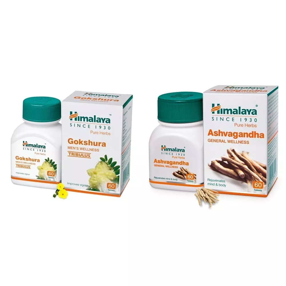 Himalaya Wellness Ashvagandha Men s Wellness Tablets 60 Tablet Pack of 2Pcs