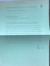 John Richard Hicks  - Nobelpreis Wirtschaft 1972 - orig Autogramm - 15 x 10 cm