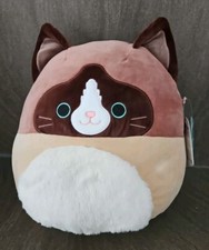 Brandneu mit Etikett Original Squishmallow 12 Zoll Woodward Schneeschuh Katze Plüschtier S12 #2220 Neu