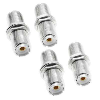 4PC UHF female to UHF SO239 Female jack nut bulkhead RF Mount adapter connector