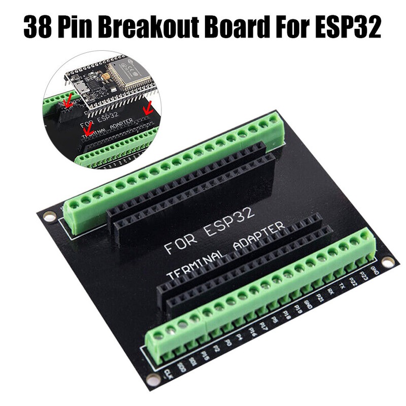 38 Pin ESP32 Breakout Board For ESP32 Development Board 2.4 GHz Wifi Dual