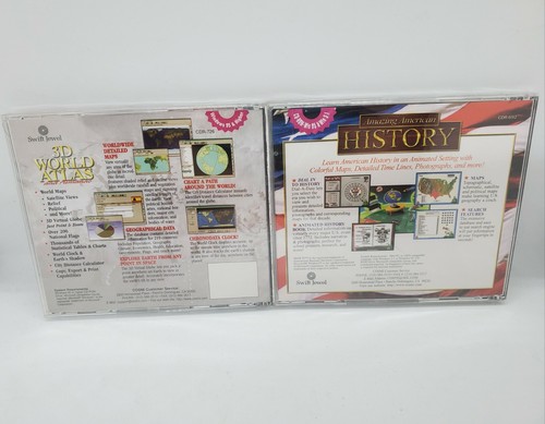 3D World Atlas+Amazing American History CD-ROM, Win 95, Win 3.1 - Picture 4 of 5
