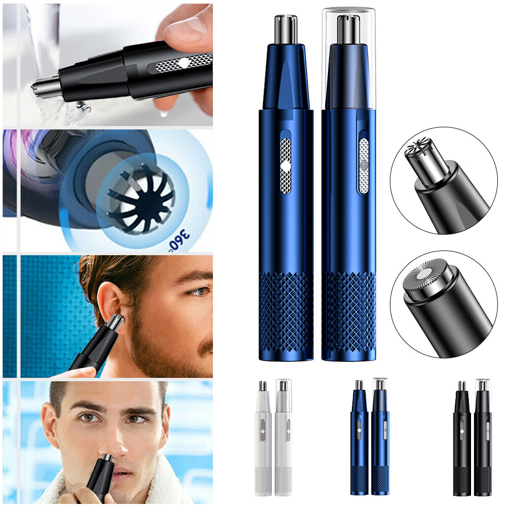 Unisex Rechargeable Electric Nose Ear Hair Trimmer Eyebrow S