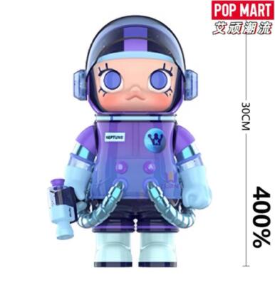 POPMART MEGA SPACE MOLLY NEPTUNE 海王星400% POPMART MEGA SPACE MOLLY 400% Planet Series Figures Neptune