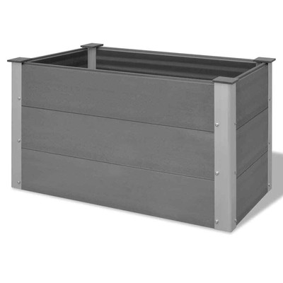 Pflanzkasten WPC 100 x 50 x 54  Grau O5M6
