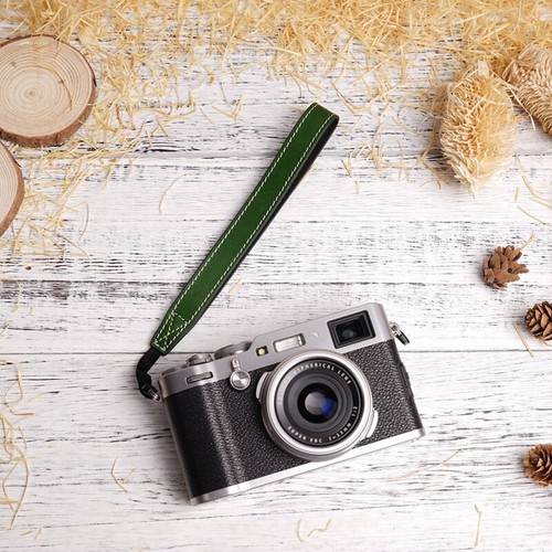 New Handmade Cowhide DSLR Camera Wrist Strap Belt Photography Accessory 6 Colors - Picture 13 of 14