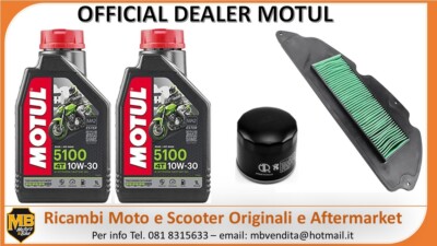 Kit Révision Vidange Complet Pour Honda SH 300 I (2007) - Filtres à Air & à Huile, Bougies, Huile Moteur