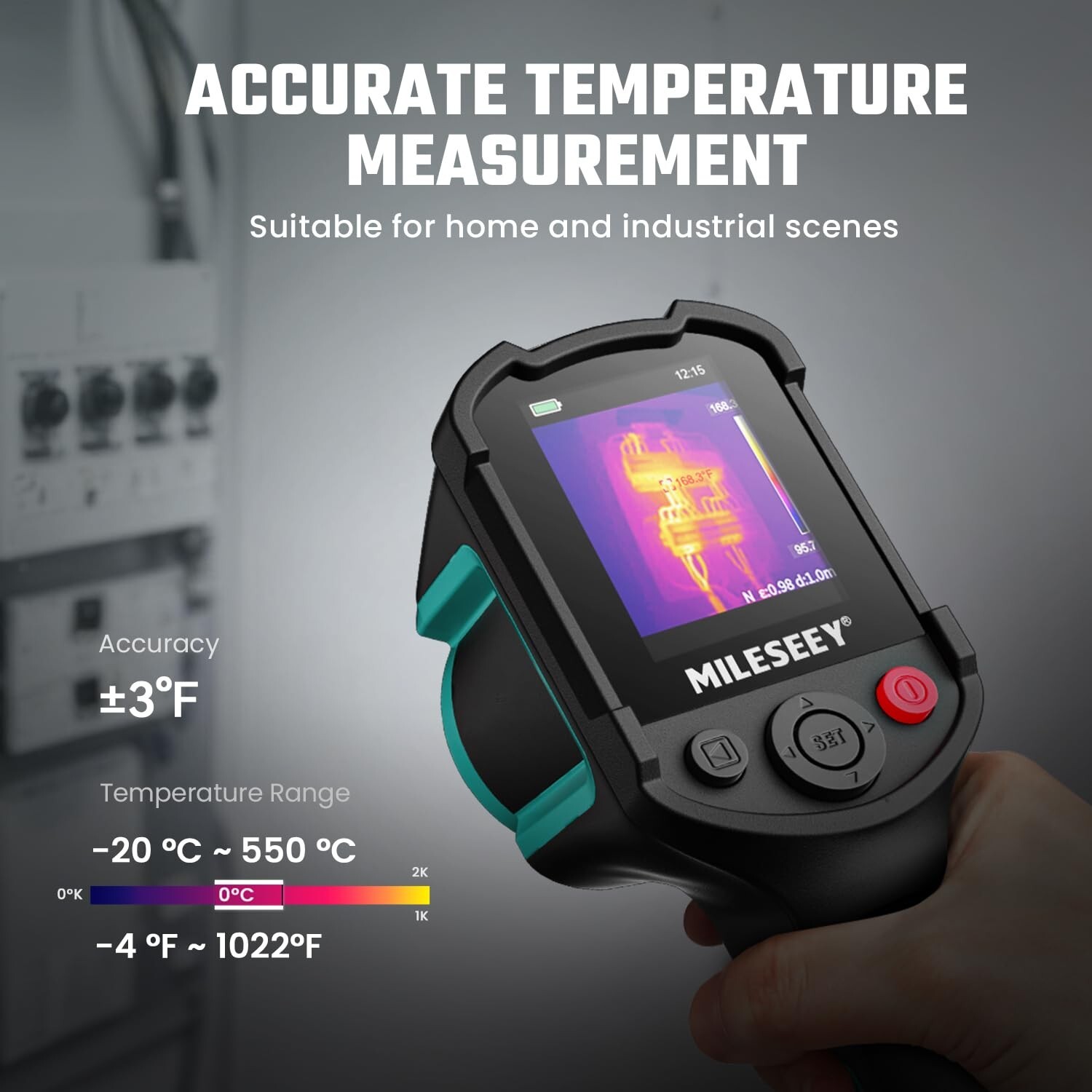 MILESEEY TR10 High-Resolution Thermal Imaging Camera - 240x240, 8 hrs Battery