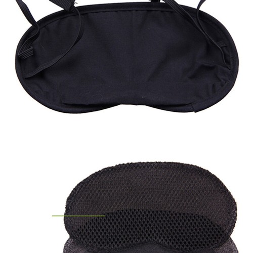 Sleeping Mask Sleep Blindfold Shade Bamboo Charcoal Eye Mask for for Nap Travel - Picture 3 of 6