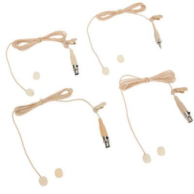 Lavalier-Stil Clip Mikrofon 3,5 mm 3-Pin 4-Pin XLR für kabelloses System