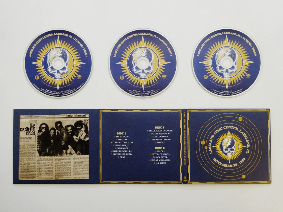 Grateful Dead 30 Trips Around The Sun 1980 Lakeland Florida FL 11/28/80 FLA 3 CD - Image 4 of 4
