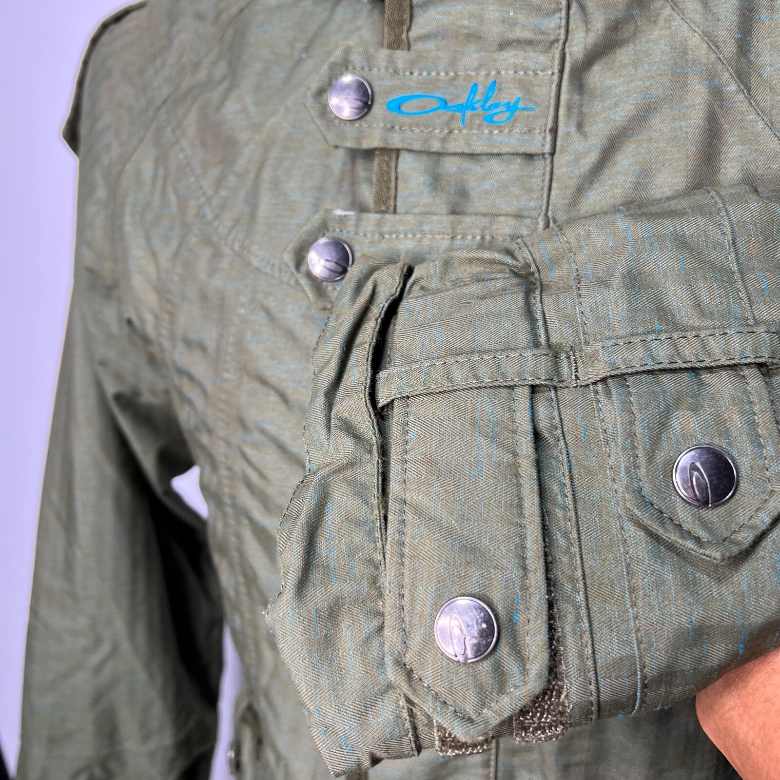 Oakley Waterproof Ski Snowboard Coat Jacket Hooded Full Zip Womens