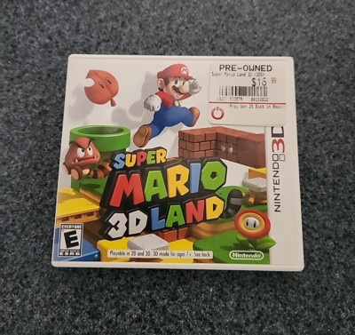 Super Mario 3D Land for Nintendo 3DS Complete CIB Tested