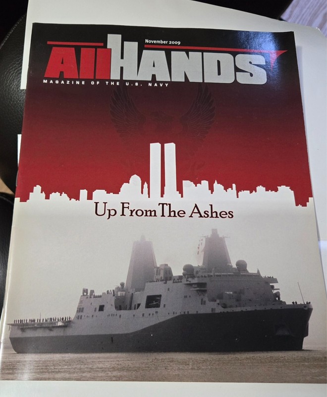 All Hands Magazine US Navy November 2009 - Includes USS New York (LPD 21) 