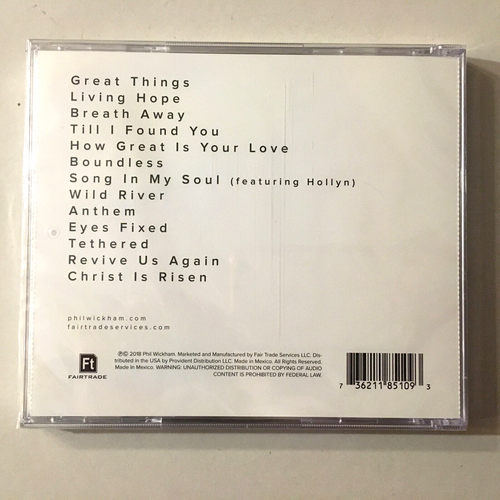Phil Wickham Living Hope NEW CD Christian Contemporary Music - Picture 2 of 2