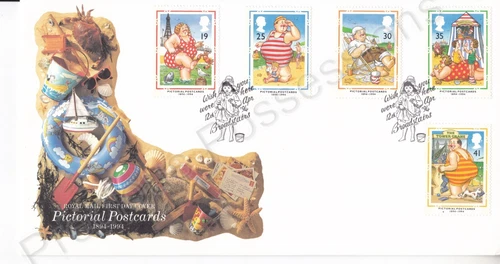 UNADDRESSED GB ROYAL MAIL FDC COVER 1994 PICTORIAL POSTCARDS BROADSTAIRS PMK