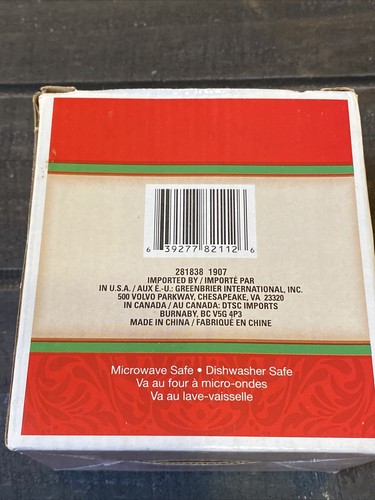 Holiday Christmas Mug 12 fl Ounces (350 mL) Microwave Safe | Dishwasher Safe - Picture 2 of 5