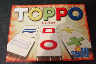 TOPPO KARTENSPIEL REINER KNIZIA KOMPLETT SCHÖNER ZUSTAND SCHNELL ACTIONSPIEL