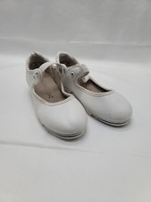 Capezio TeleToneTap 356C White Tap Shoe Child Size 7 W Practice Shoes Preowned