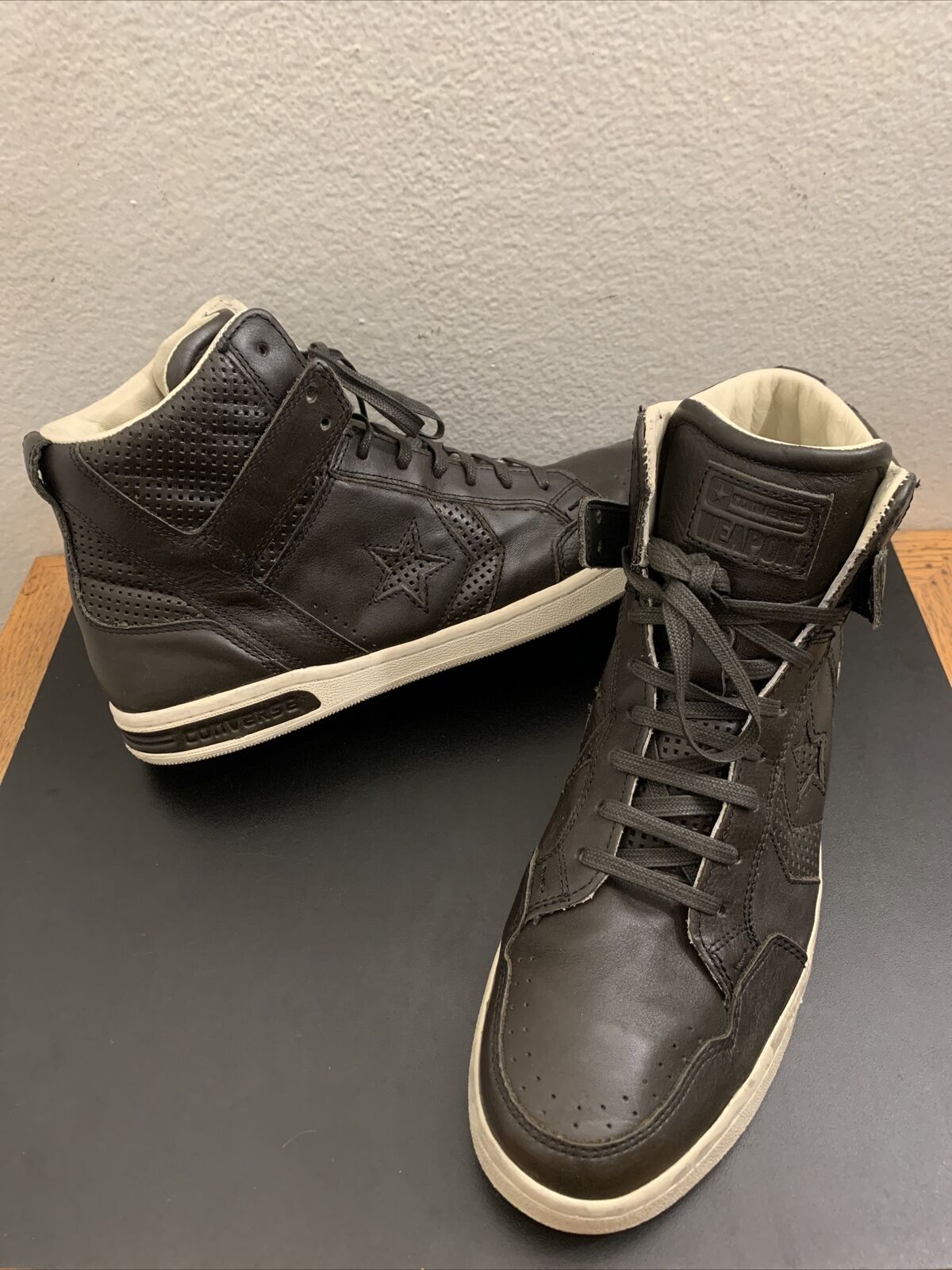 Converse John Varvatos JV Weapon Mid Black/Turtledove Men Sz 12 | eBay