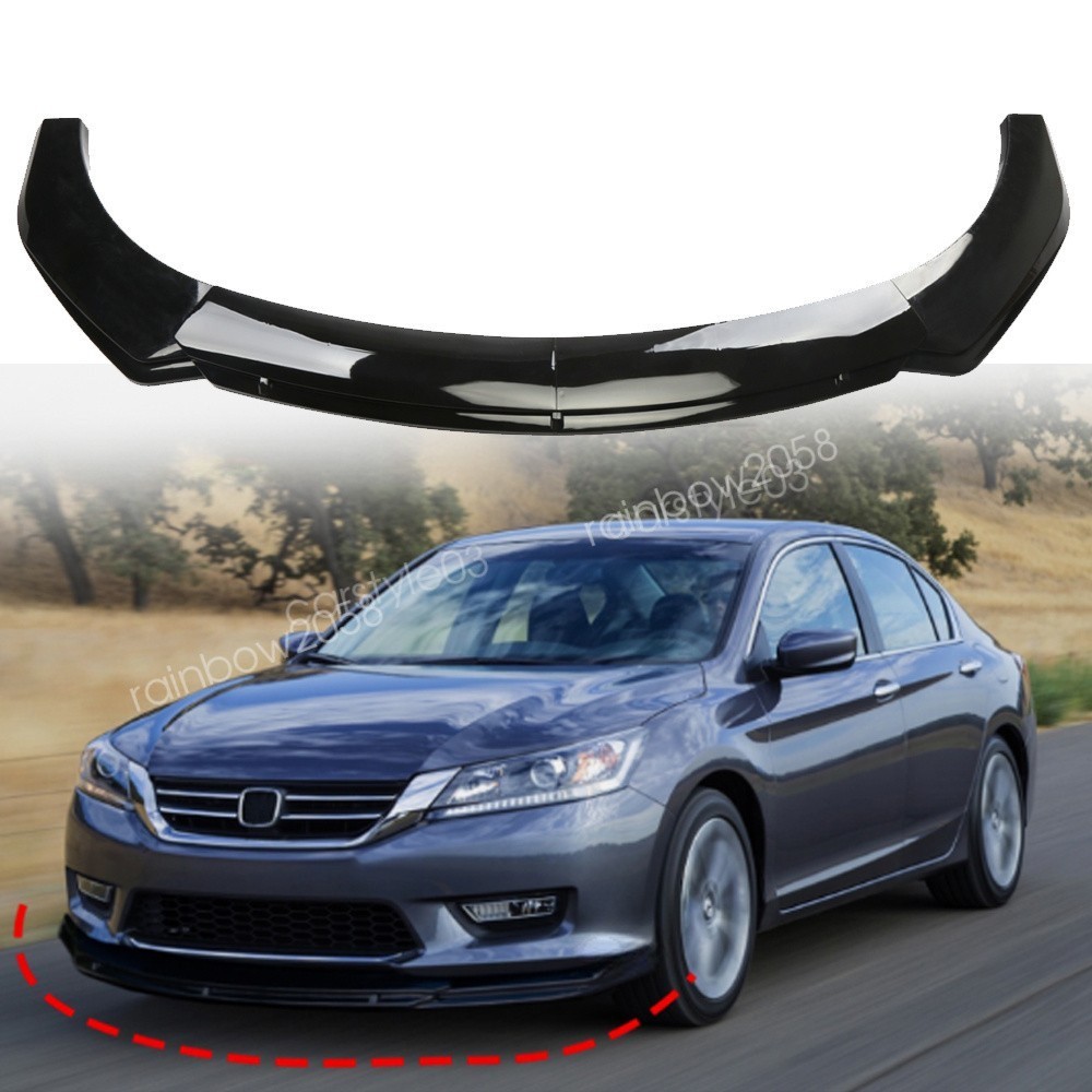 For Maserati Ghibli 14-22 Black Front Bumper Lip Chin Splitter Spoiler Body Kit