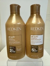 Redken All Soft Shampoo and Conditioner 16.9 fl oz Duo pure