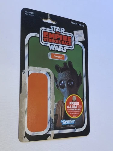 CARDBACK ONLY for Vintage Star Wars GREEDO 47 BACK 4-LOM Offer