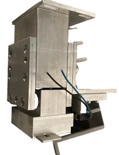 Custom CNC Machined Aluminum Fixture / Linear Slide Assembly w/ Limit Switch