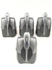 Lot of 4 Plantronics CS55 Wireless Headset System w/ Base Charger, No AC Adapter