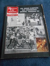 RR magazine STORY OF OLYMPIC GAMES NADIA COMANECI MARK SPITZ caricatures VINTAGE